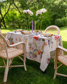 Tablecloth - Onirica / Large floral motiv — Tessitura Toscana Telerie
