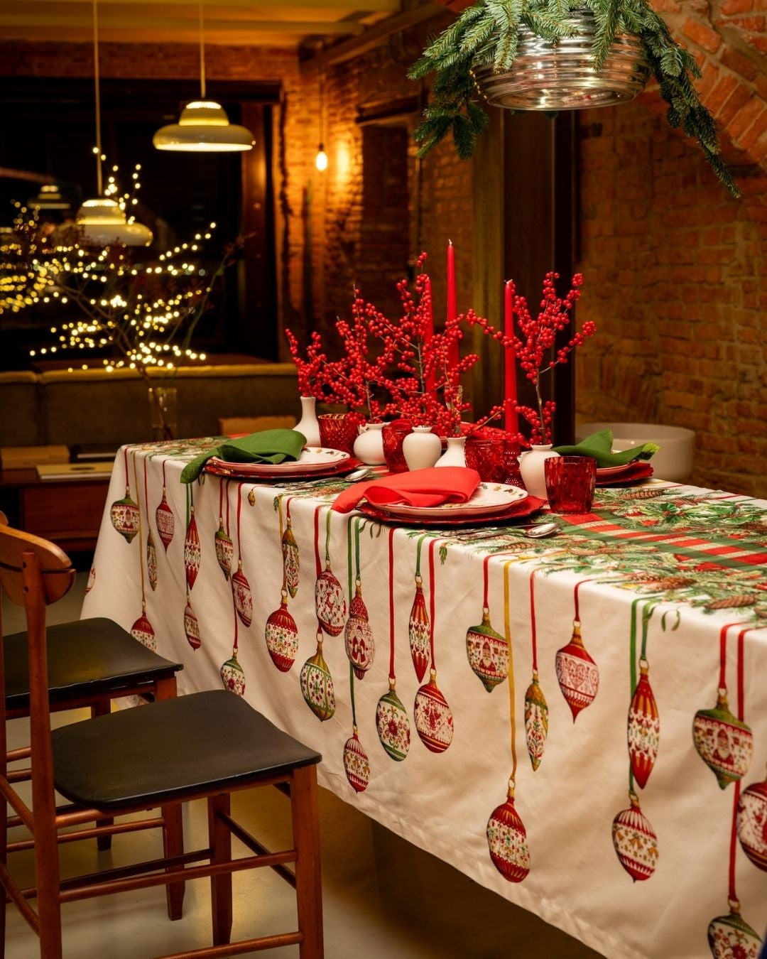 Tablecloth - Pinoel Bianco — Tessitura Toscana Telerie