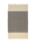 Belgian Linen Towel Fouta - Beeswax Stripe