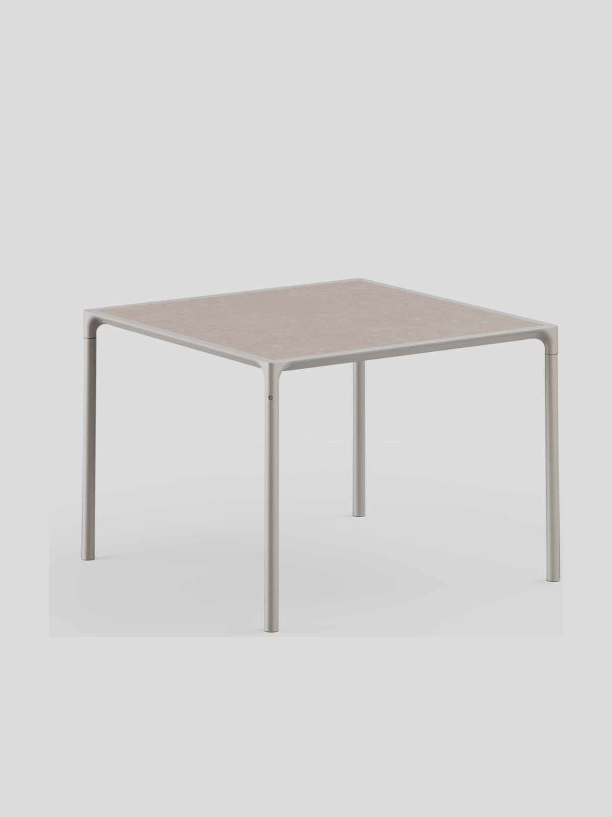 Terramare Table 103 cm x 103 cm white/grey — Emu