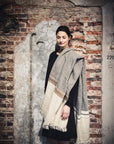 Belgian Linen Towel Fouta - Beeswax Stripe