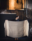 Belgian Linen Towel Fouta - Beeswax Stripe