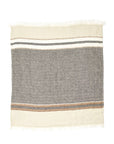 Belgian Linen Towel Fouta - Beeswax Stripe