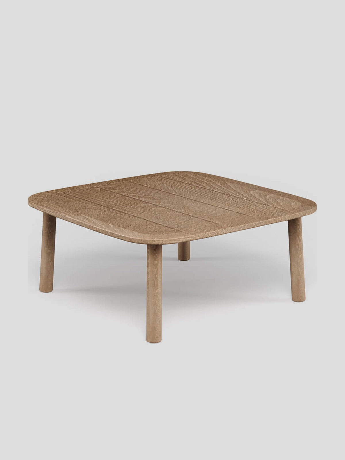 Twins Low Table 85cm x 85 cm - Teak — Emu