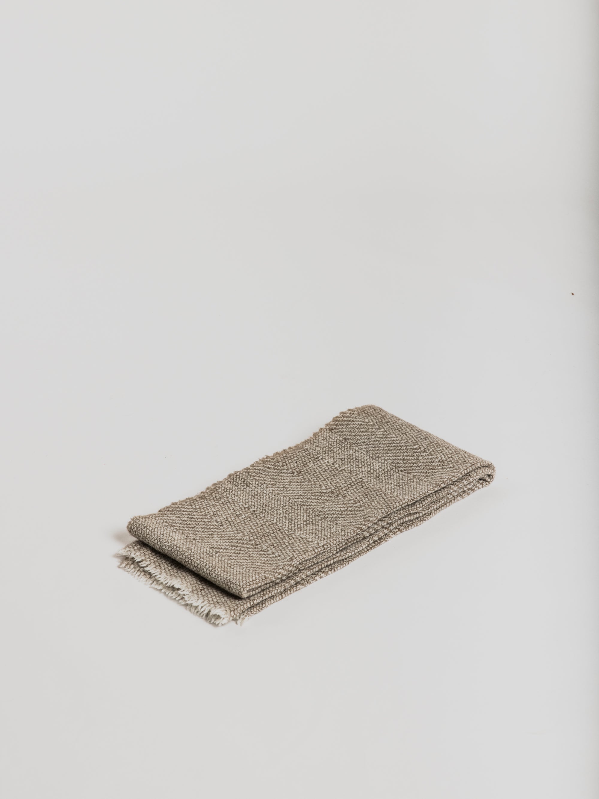Woolen Scarf - Beige Textured - Cigale et Fourmi