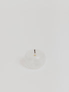Apple Statue - Transparent Crackled Glass - Cigale et Fourmi