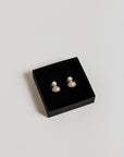 Seashell Earrings with Akoya perl - Silver - Cigale et Fourmi