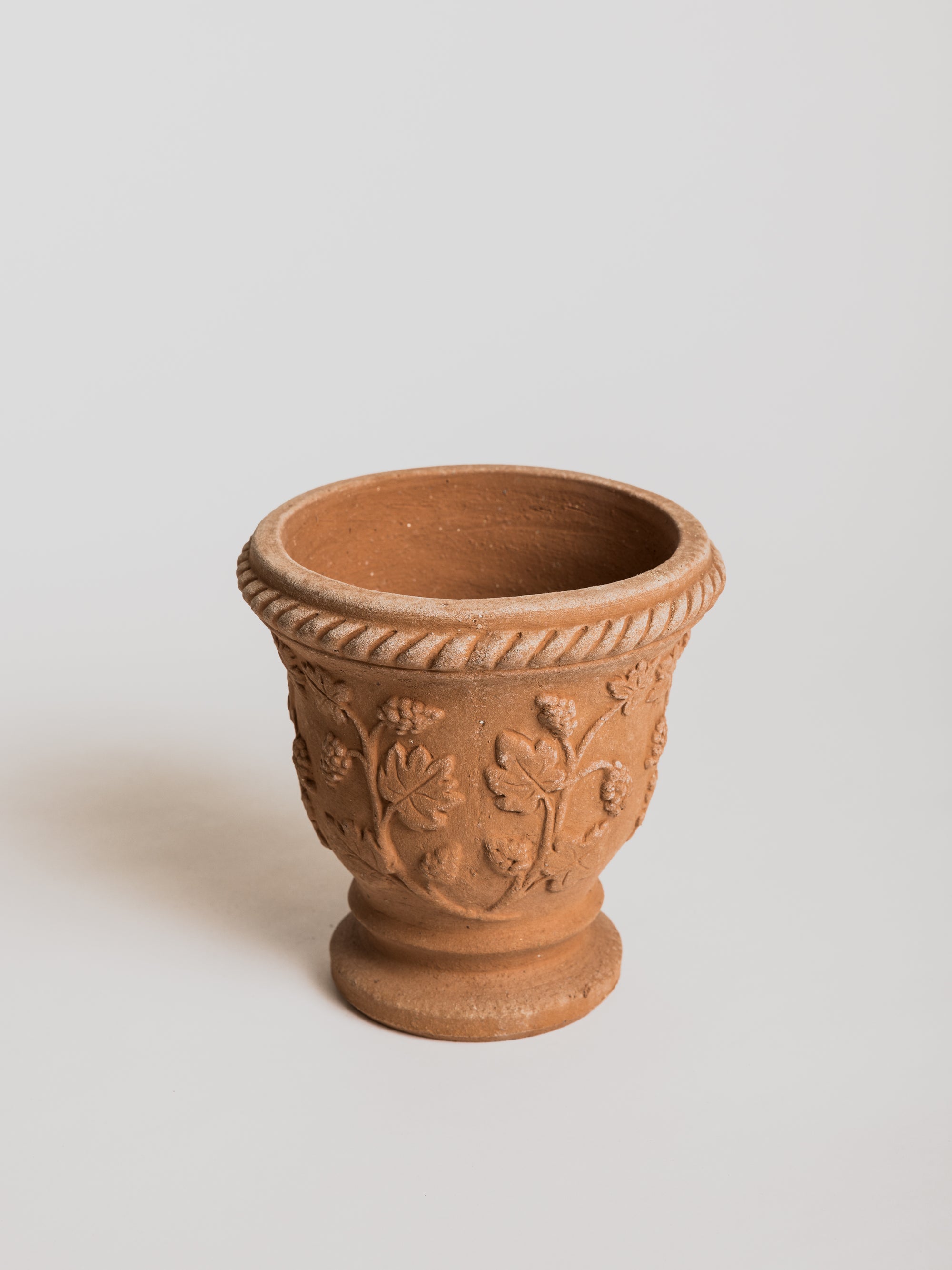 Vasetto Decorato Con Uva - Terracotta - Cigale &  Fourmi