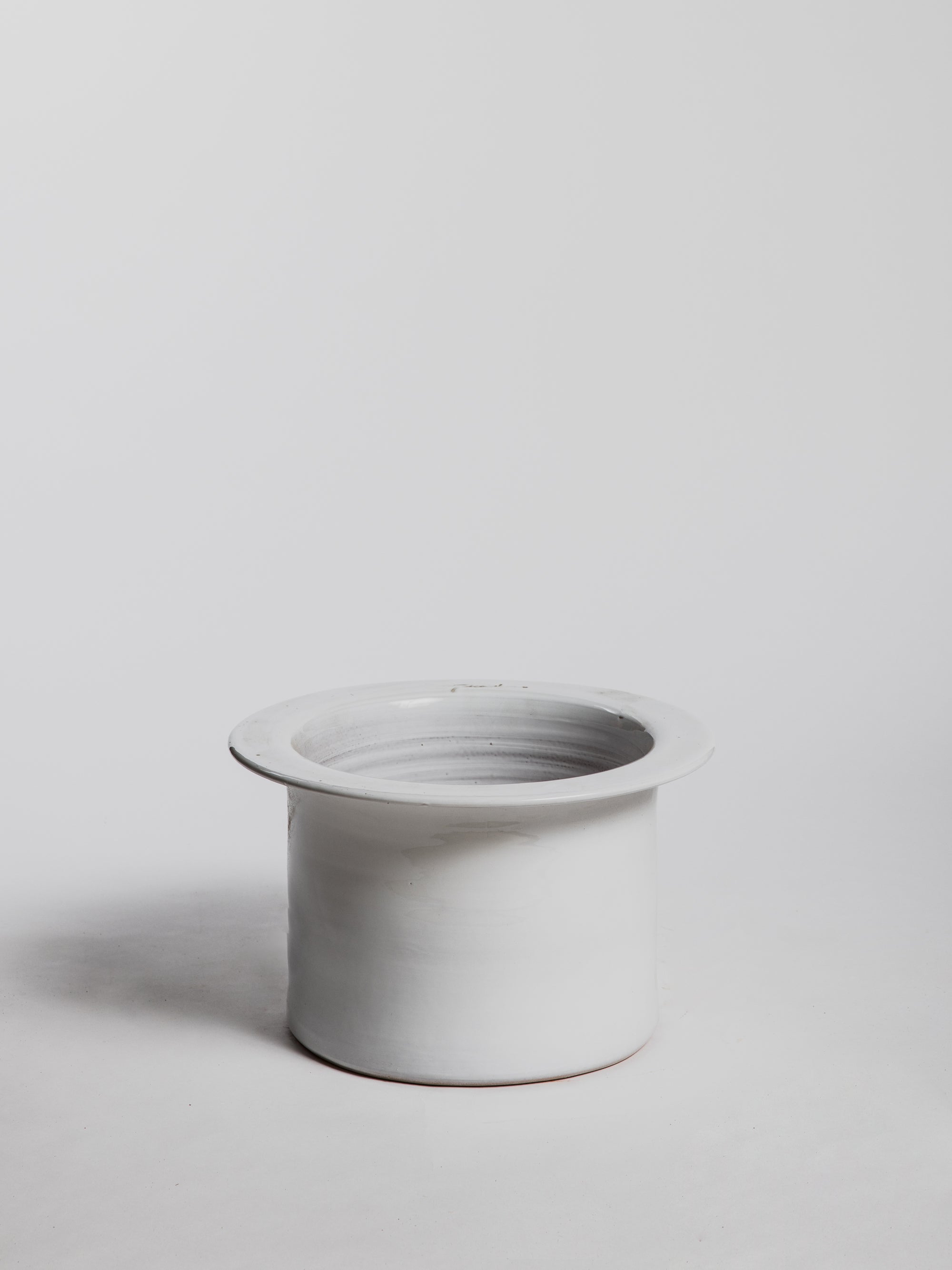 Inside Pot -White Glazed - Cigale &amp;  Fourmi