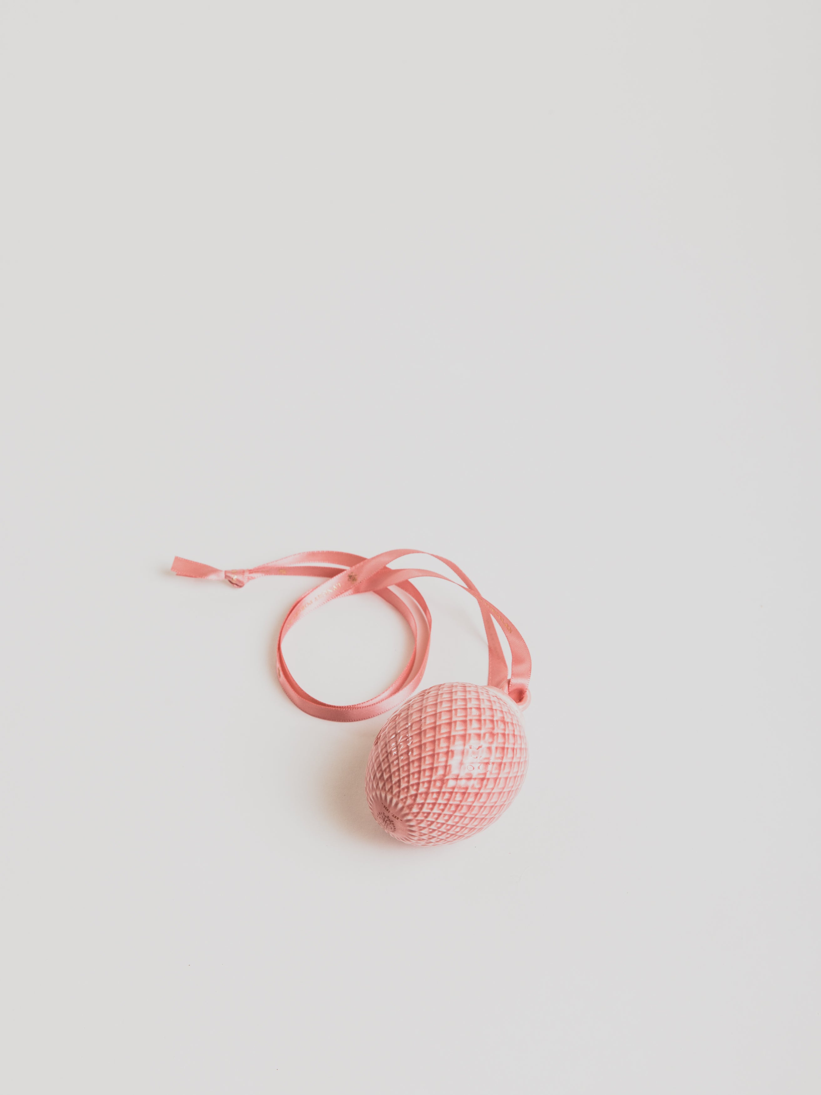 Rhombe Easter egg - Pink Porcelain - Cigale &  Fourmi