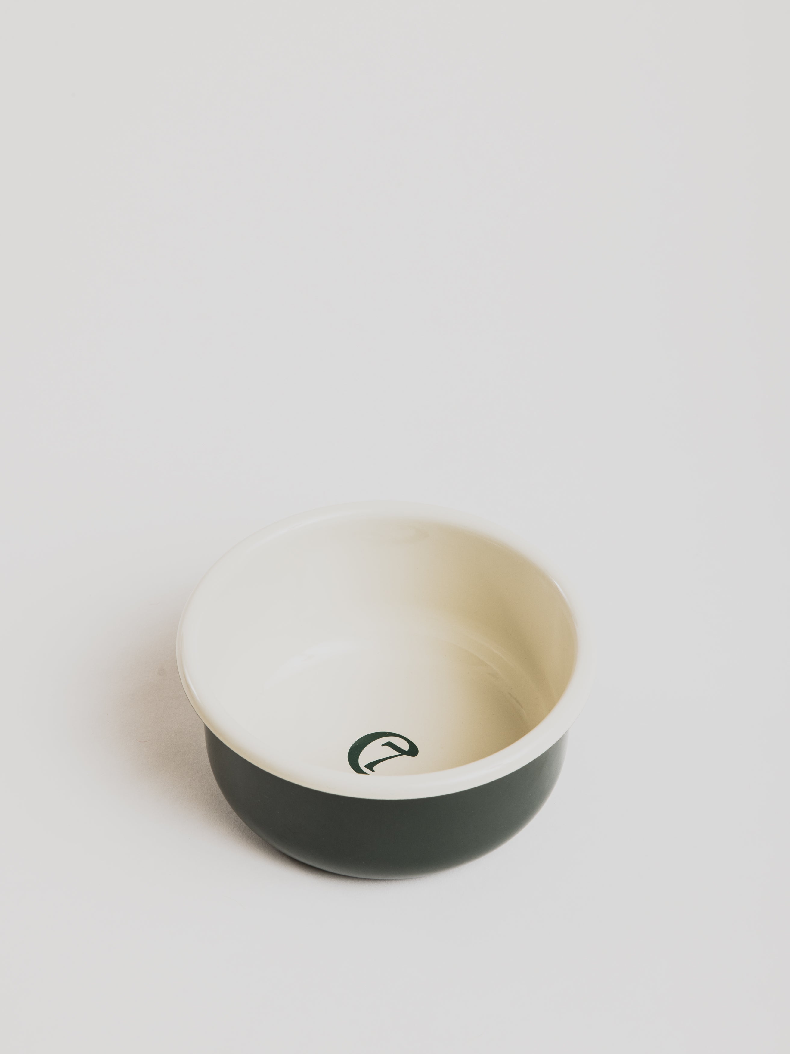 Dog Bowl Enamel - Dark Green - Cigale &amp;  Fourmi