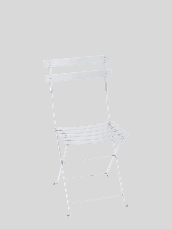 Bistro Metall Folding Chair - Cotton White Furniture Fermob 