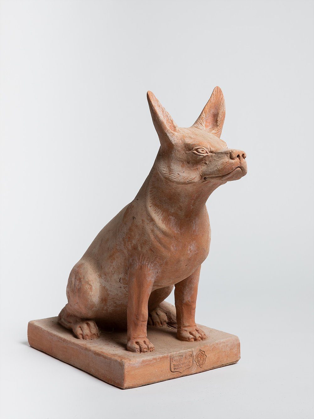 Cane Statue - Terracotta Statue Poggi Ugo 