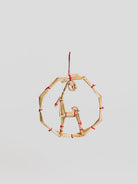 Christmas Window Decoration with Goat for Window - D23 cm christmas goat Folkhälsans halmgrupp 