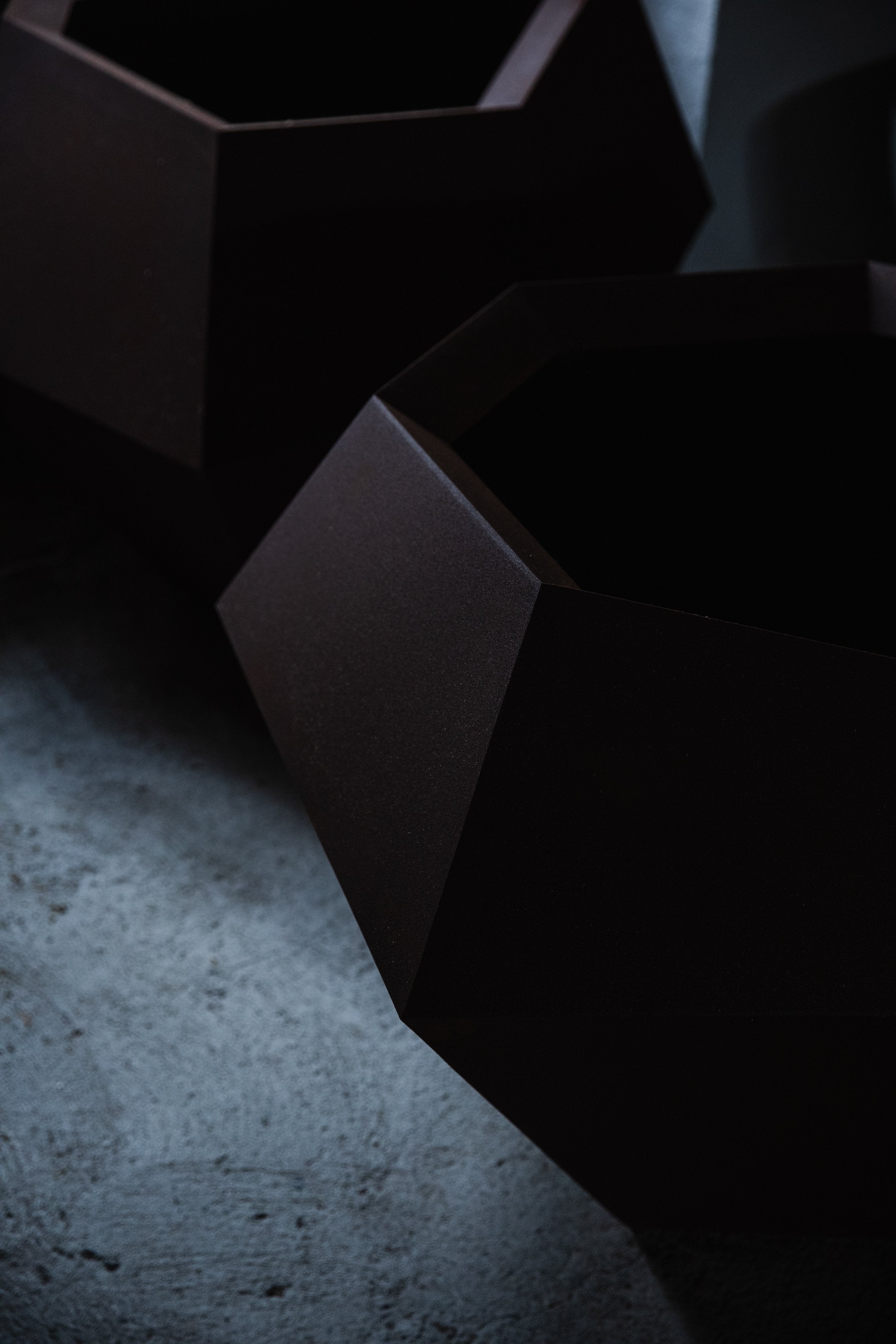 Cortina cor-ten Steel Fire pit Pottery Domani 