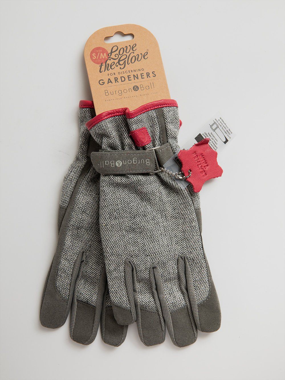 Gardening Glove - Grey Tweed Women Gloves Burgon &amp; Ball 