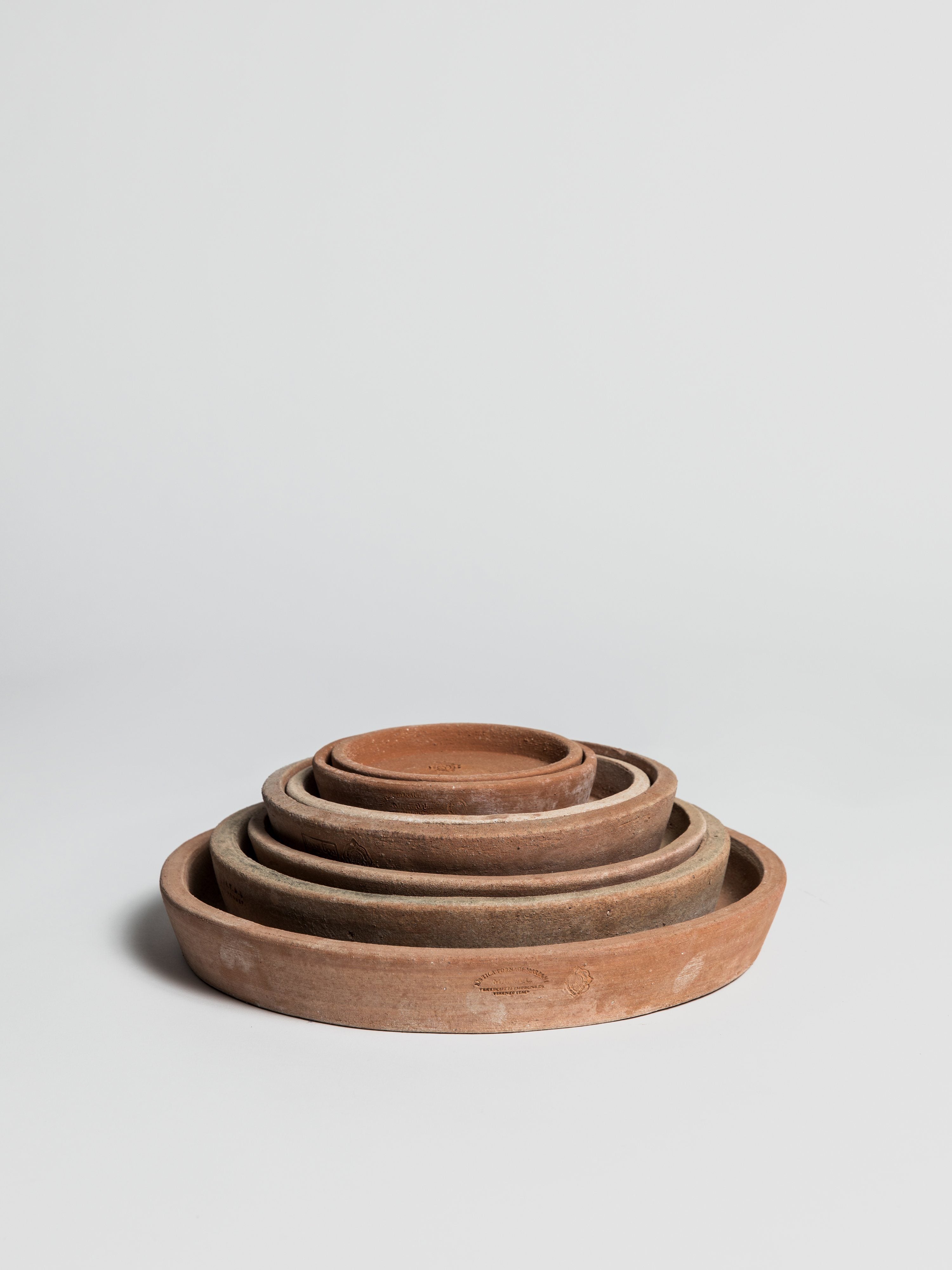 Mital Saucer - Terracotta (without rim) - Cigale & Fourmi