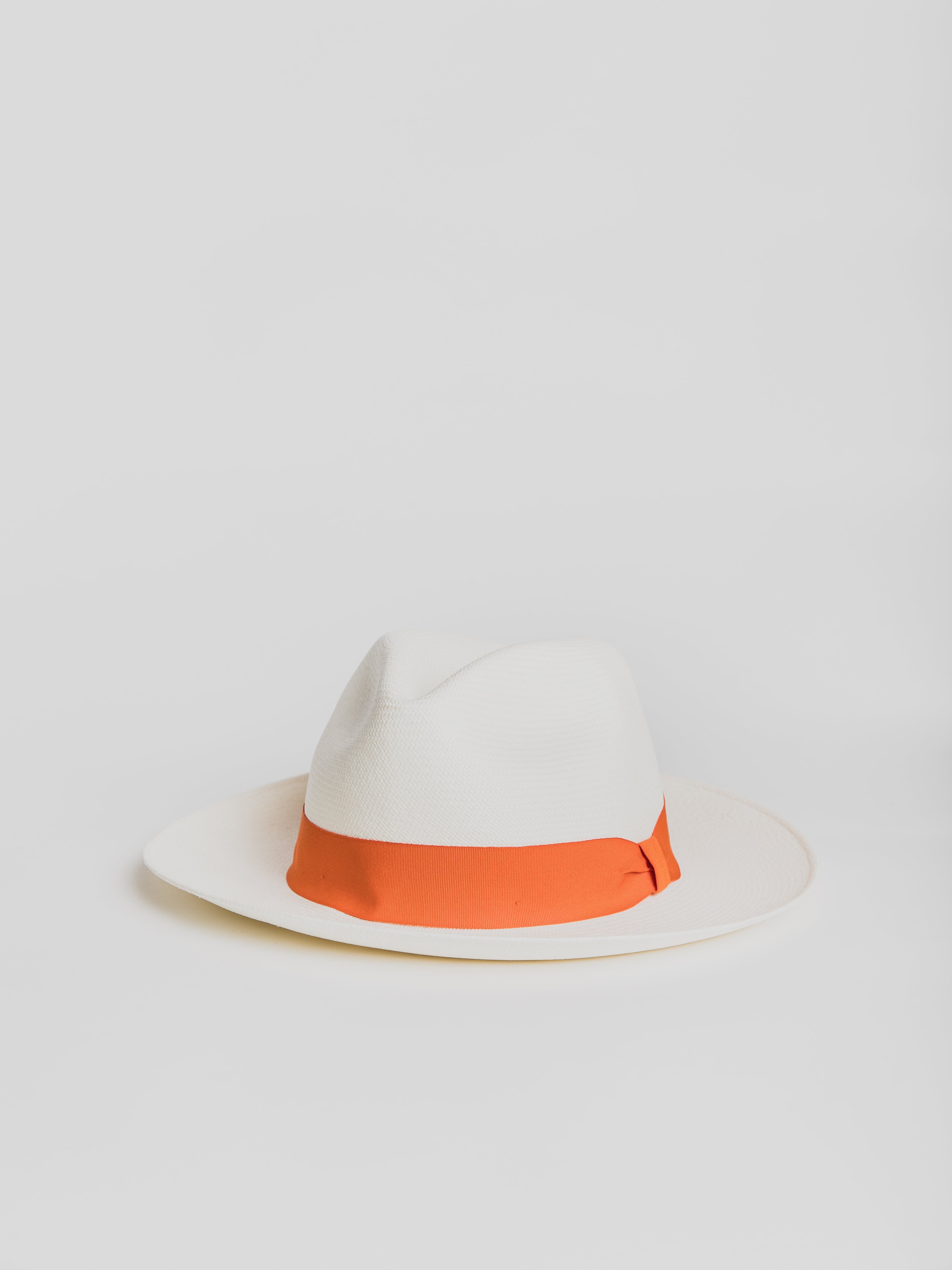 Panama Hat - Orange Ribbon Hat Frescobol Carioca 