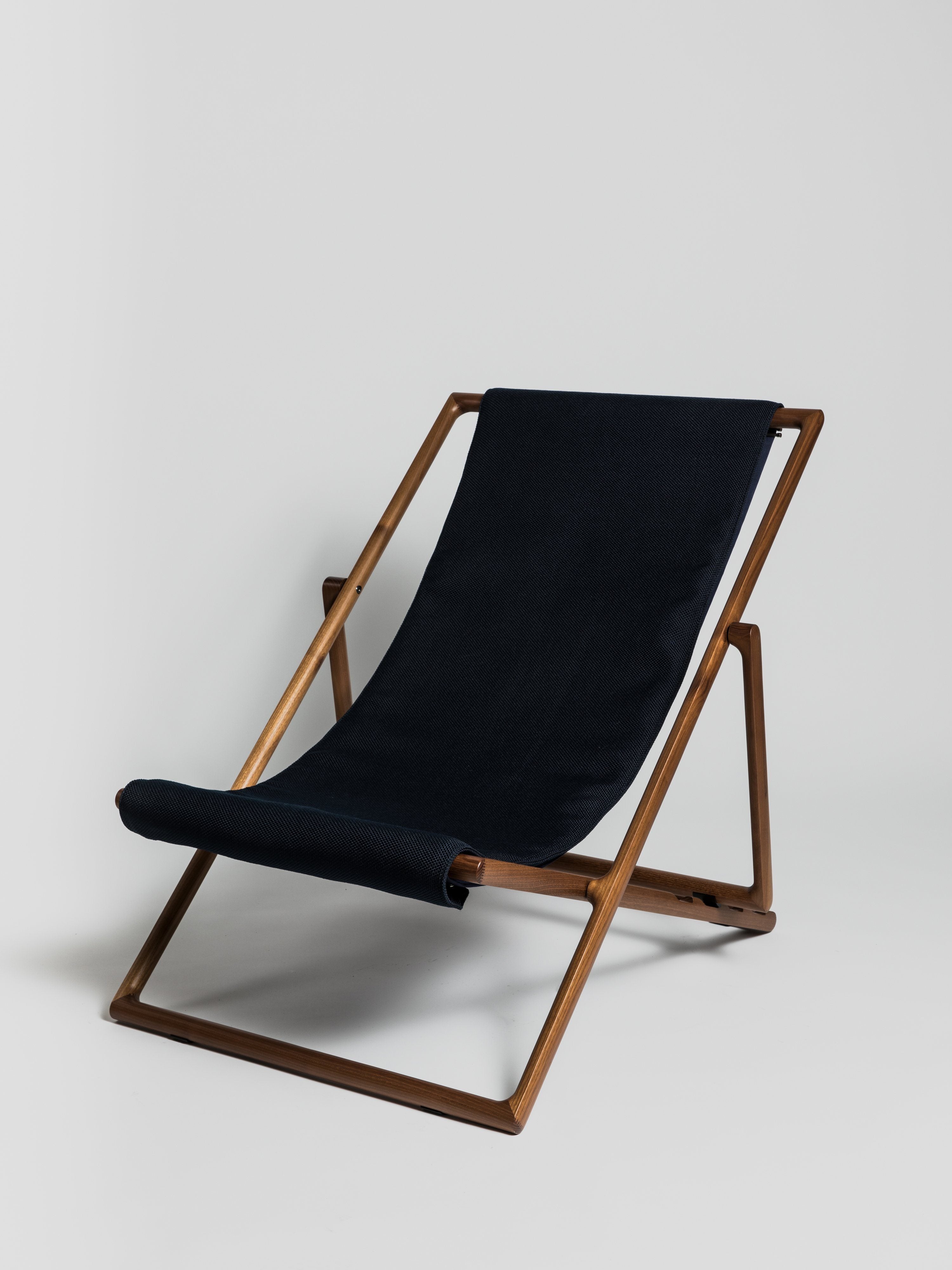 Portofino Deck Chair - Blue Chair Cigale & Fourmi 