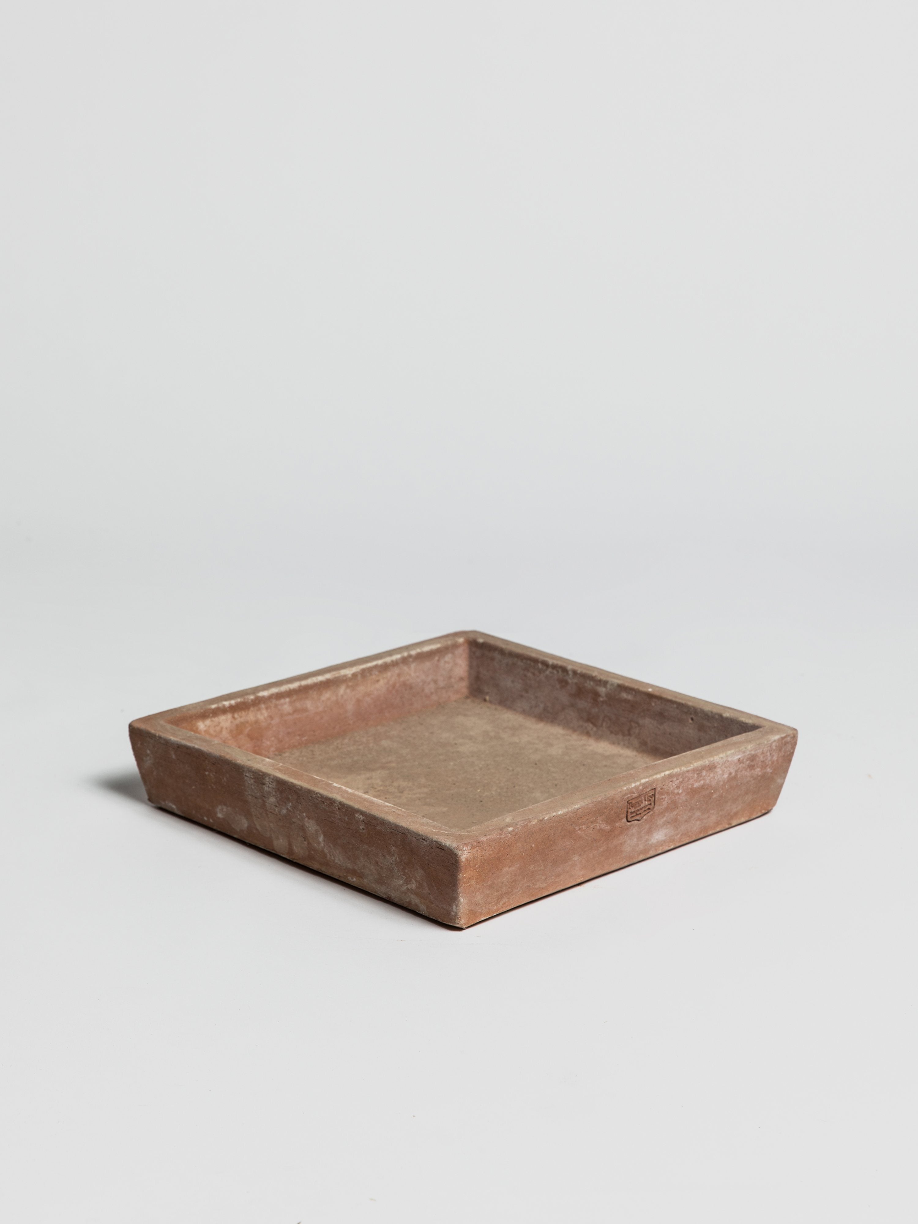 Saucer Quadrato - Terracotta Saucer Poggi Ugo 