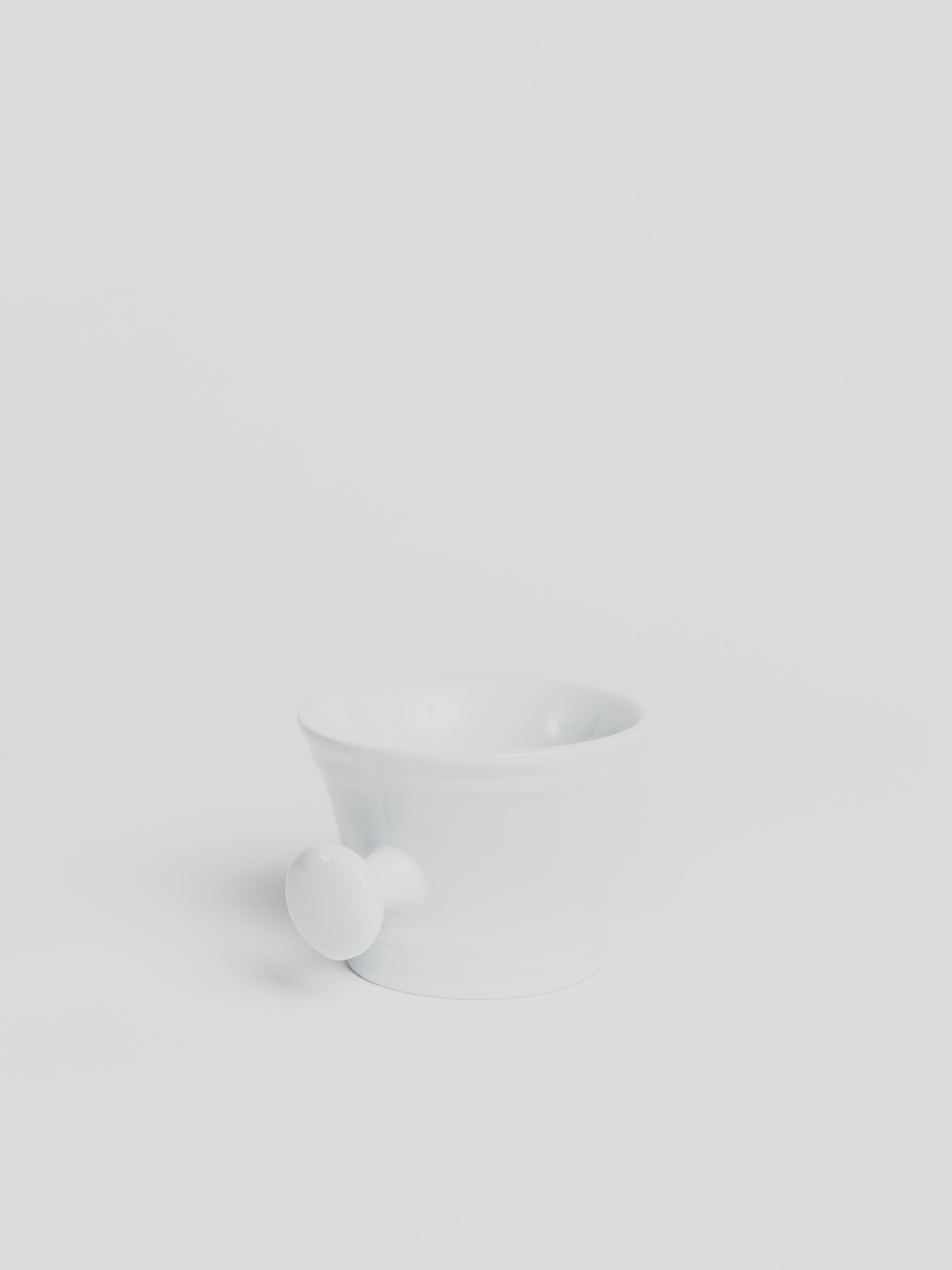 Shaving Soap mug - Ceramic White Shaving Mug Redecker 