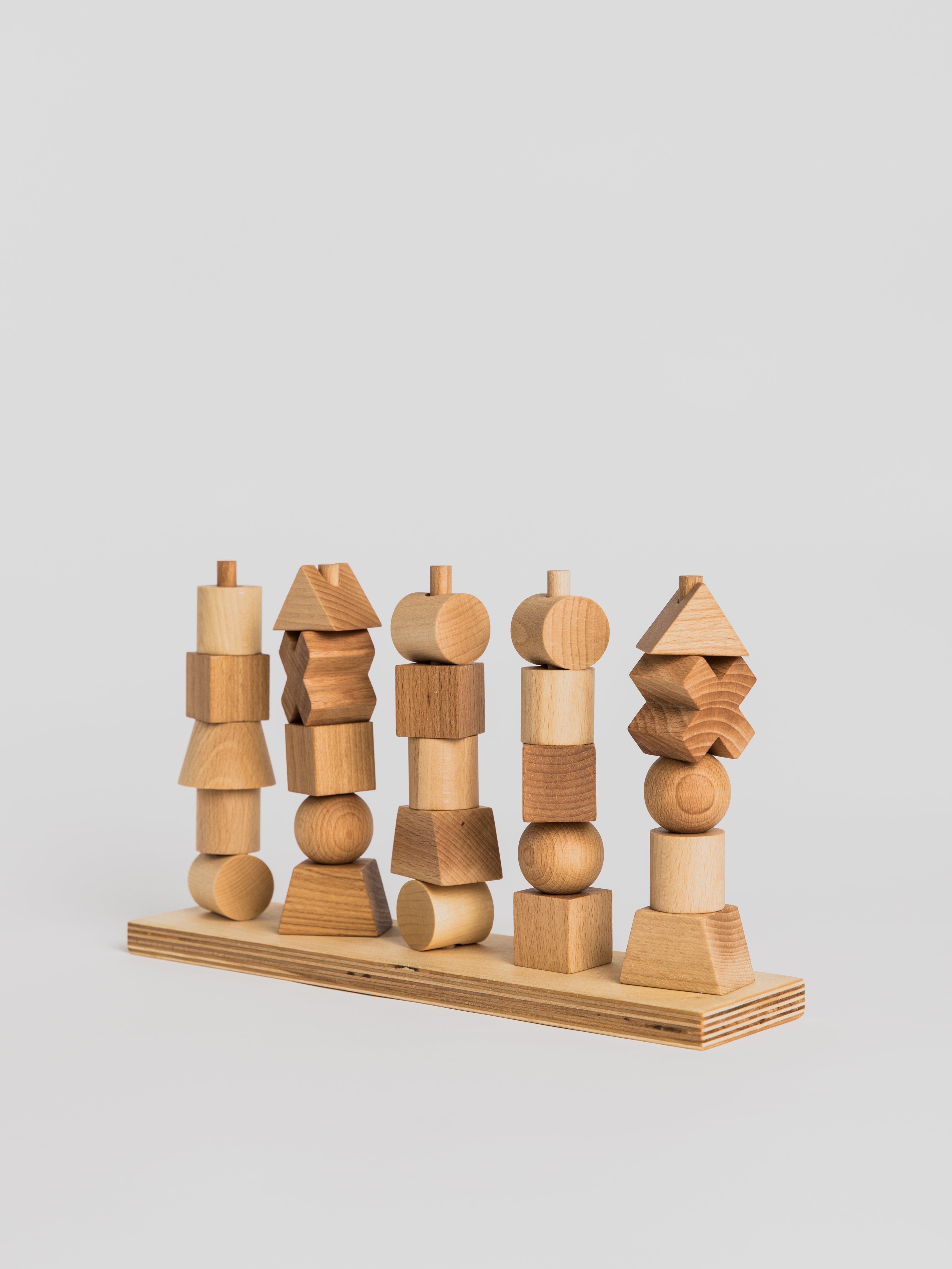 Stacking Toy - Natural Games Wooden Story 