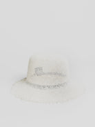 Straw Hat - Bucket Mesh in White Hats éN Hats 