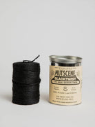 Tin of Twine - Black Jute Twine Nutscene 
