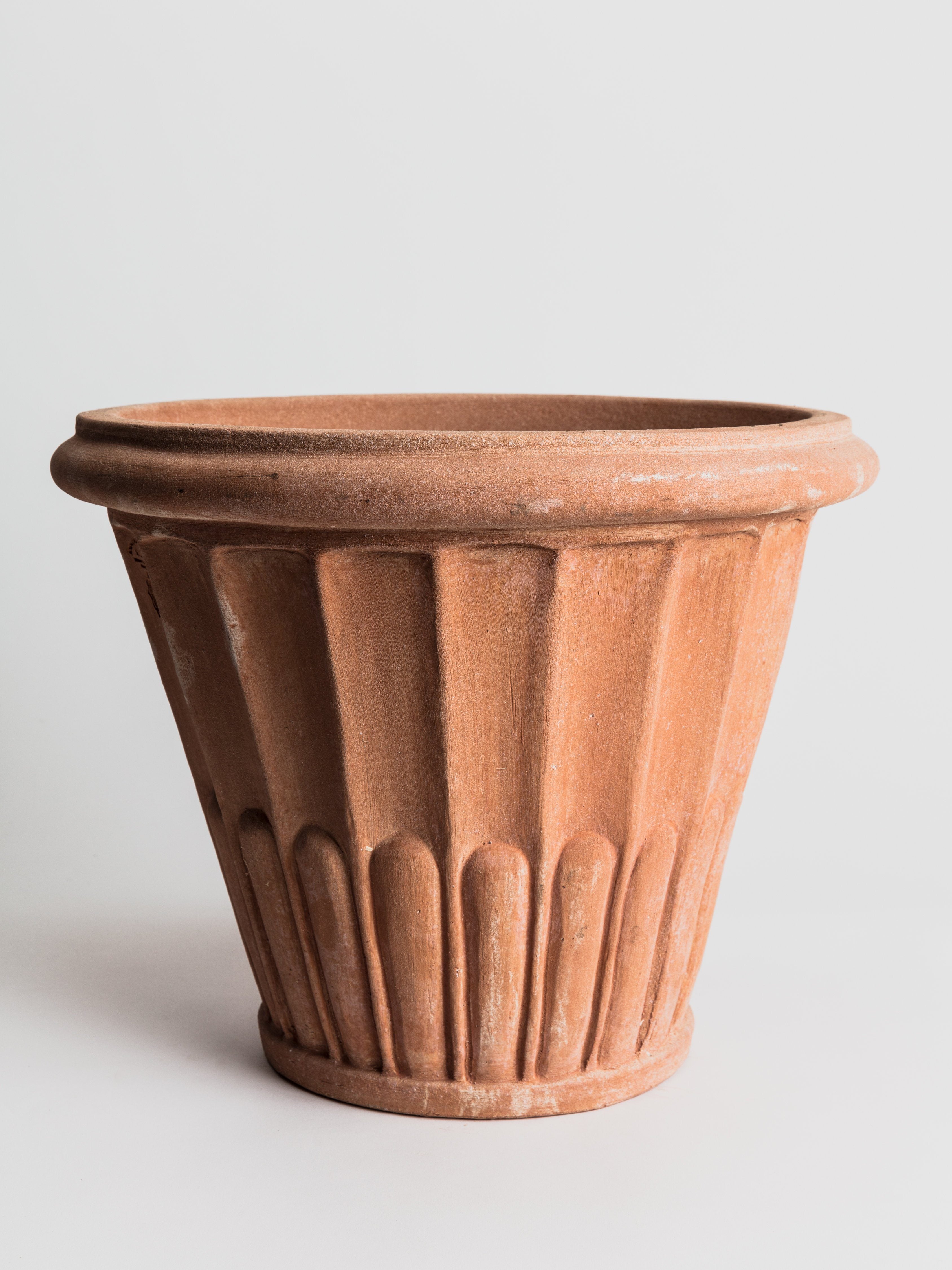 Vaso Scannellato - Terracotta Pottery M.I.T.A.L 