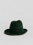 Wool Felt Hat - Fedora Curvy Green Hats éN Hats 